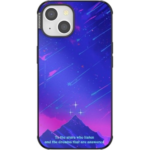PopSockets iPhone 14 Phone Case with MagSafe, Wireless Charging Compatible, Bookish – Mirror Starfall