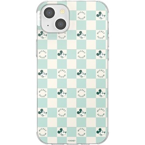 PopSockets iPhone 14 Plus Phone Case with MagSafe, Wireless Charging Compatible, Disney – Mickey Classic Check