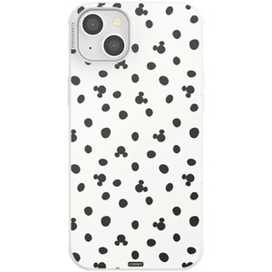 PopSockets iPhone 14 Plus Phone Case with MagSafe, Wireless Charging Compatible, Disney – Mickey Polka Dot White