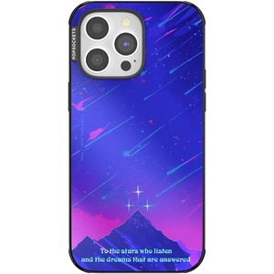 PopSockets iPhone 14 Pro Max Phone Case with MagSafe, Wireless Charging Compatible, Bookish – Mirror Starfall