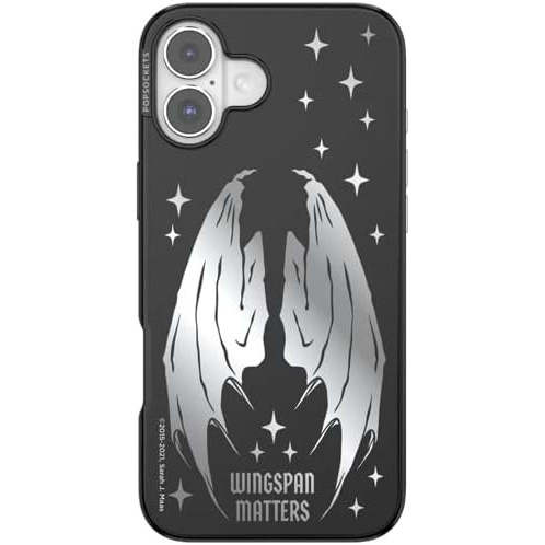image:imagePopSockets iPhone 16 Plus Phone Case with MagSafe Wireless Charging Compatible Bookish  Wingspan