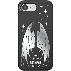 PopSockets iPhone 16E/17E Phone Case with MagSafe, Wireless Charging Compatible, Bookish – Wingspan