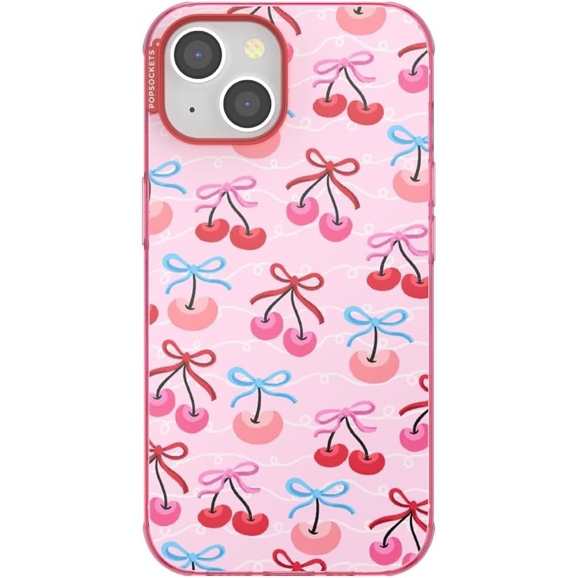 image:imagePopSockets iPhone 13 Pro Max Case Compatible with MagSafe Phone Case for iPhone 13 Pro Max Wireless Charging Compatible  Cherry BowsCherry Bows