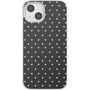 PopSockets iPhone 13 Pro Max Case Compatible with MagSafe, Phone Case for iPhone 13 Pro Max, Wireless Charging Compatible – Cherry Bows(Licorice Dot)